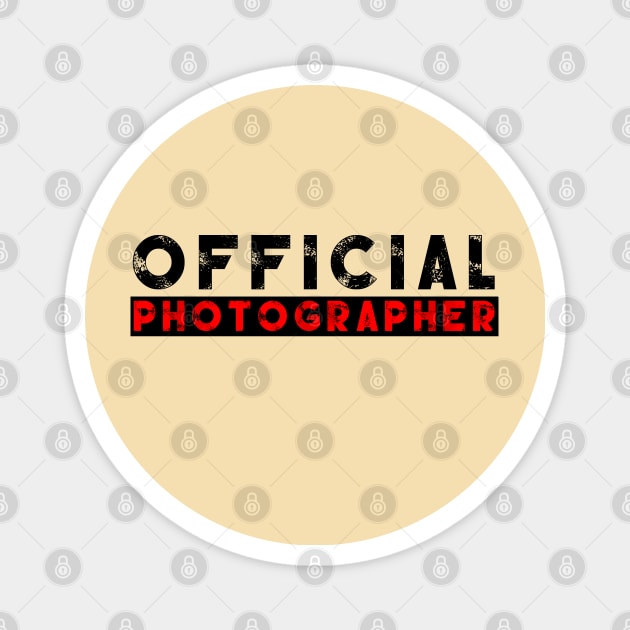 Official Photographer Paparazzi Magnet by Closeddoor